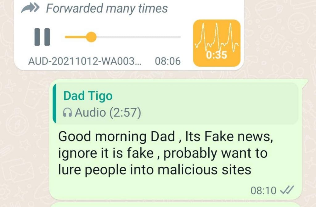 Beware of viral hoax voice message on WhatsApp