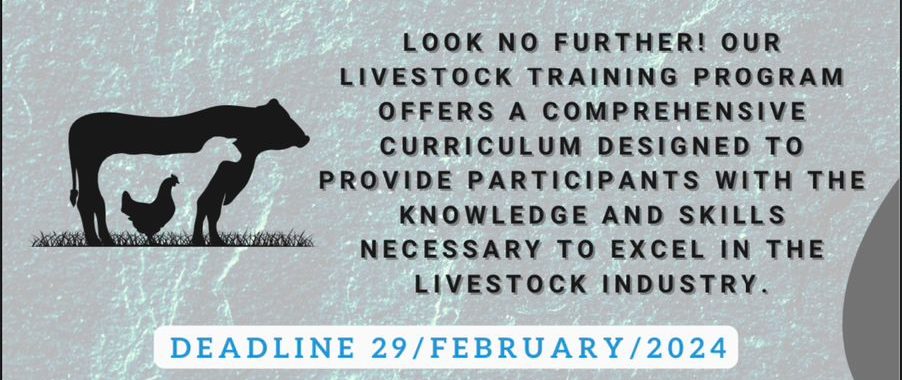 Free Training Opportunity for Livestock Training